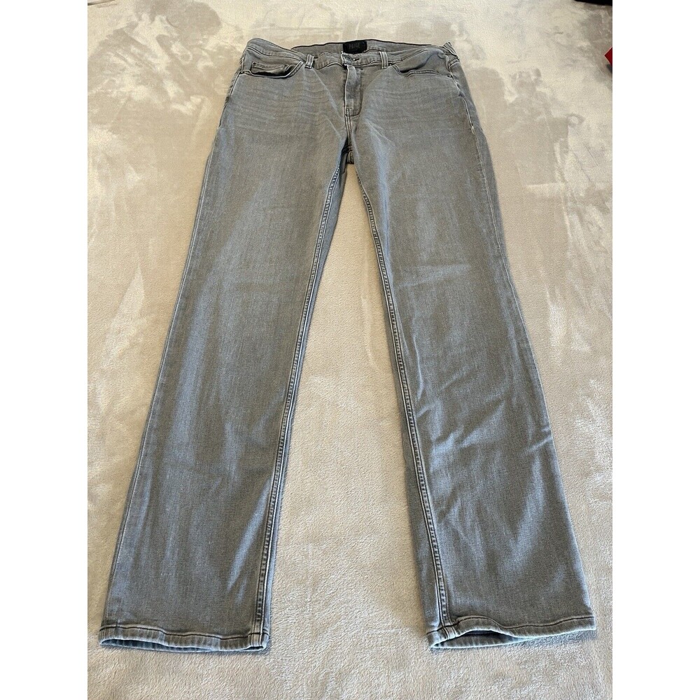 Paige Jeans Men’s 36 X 34 Normandie Stretch Gray Wash Straight Leg
